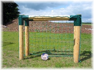 Fußballtor Bolzplatztor Holz Fußball Tor extra massiv - TikTakToo